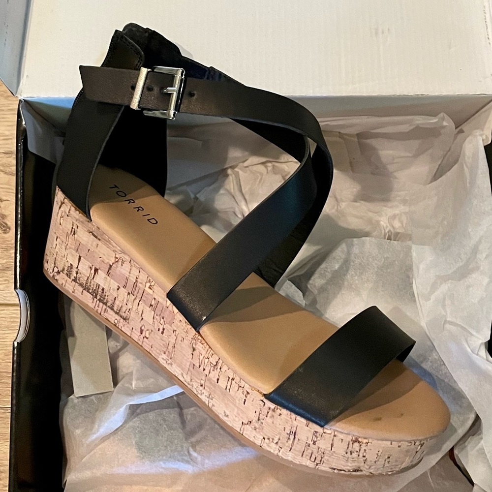 Brand New Torrid Cork Platform Sandal 10W